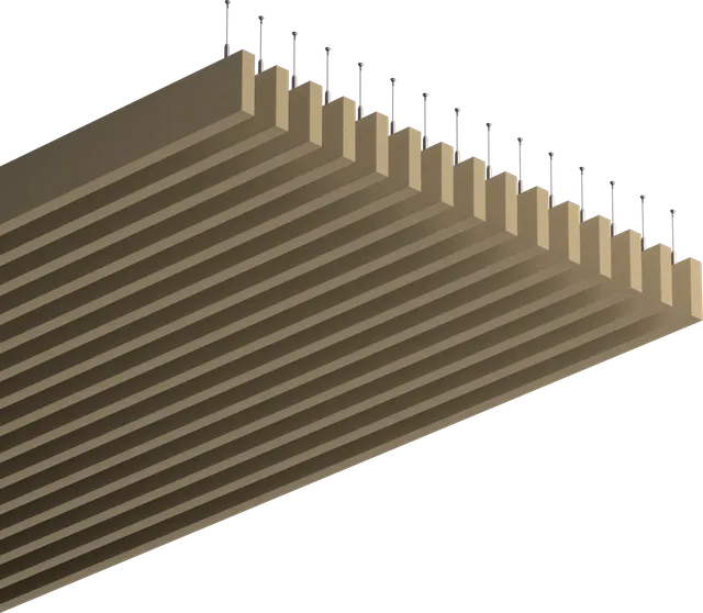 Beam acoustic panel